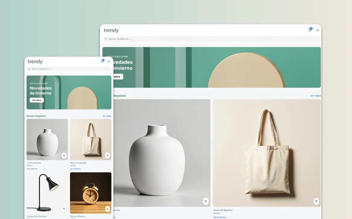 Ejemplo de tienda E-commerce